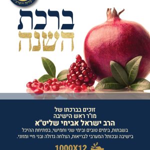ברכת השנה - תרומת 1000 ש"ח * 12 חודש